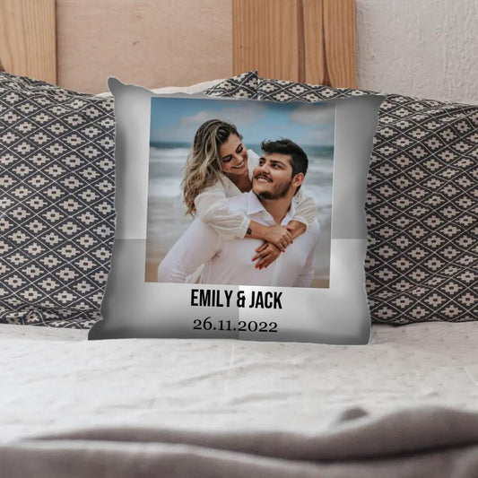 Upload Couple Photo - Personalized Pillow