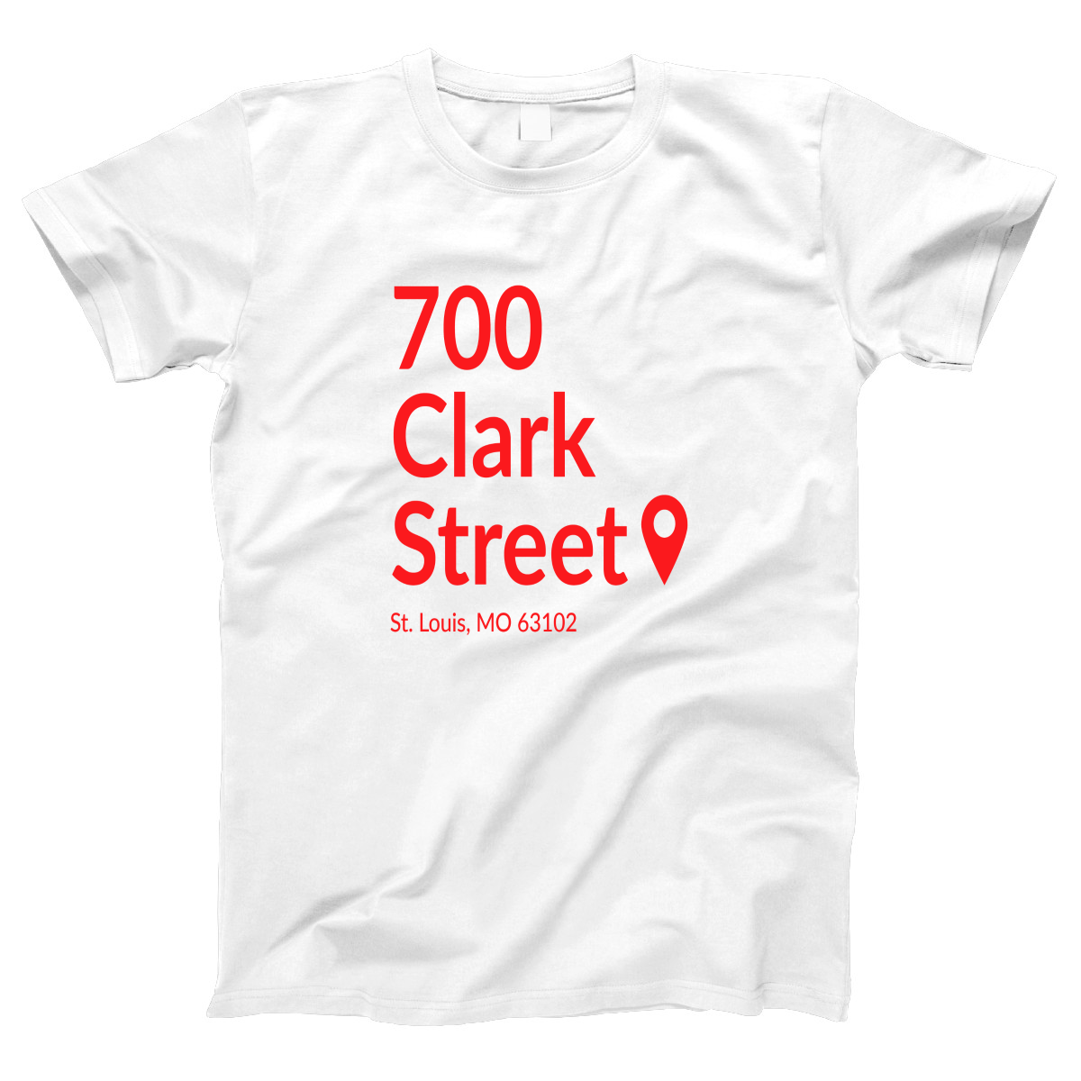 St. Louis Baseball Stadium Women's T-shirt | White