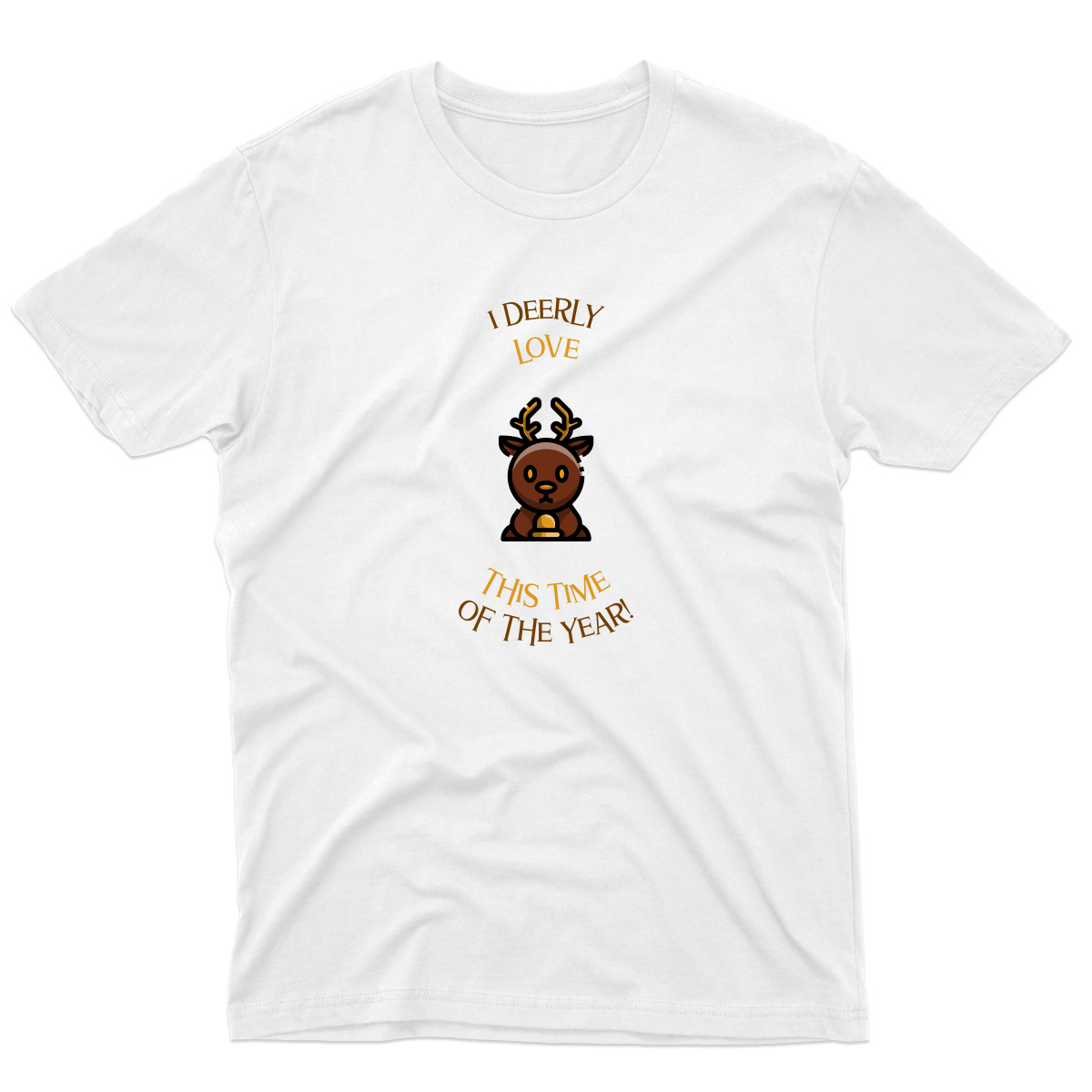 I Deerly Love This Time of the Year! Men's T-shirt | White
