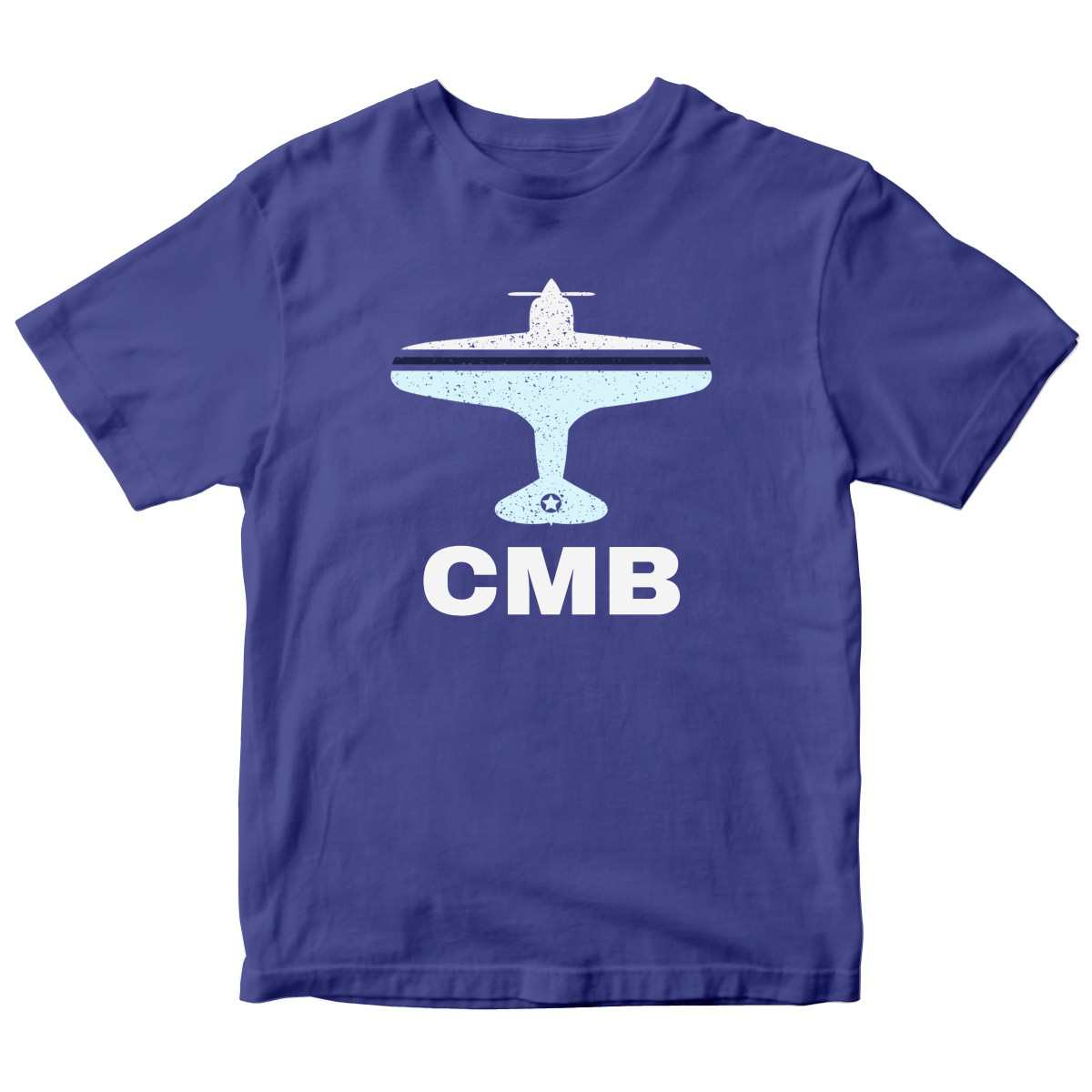 Fly Colombo CMB Airport Kids T-shirt | Blue