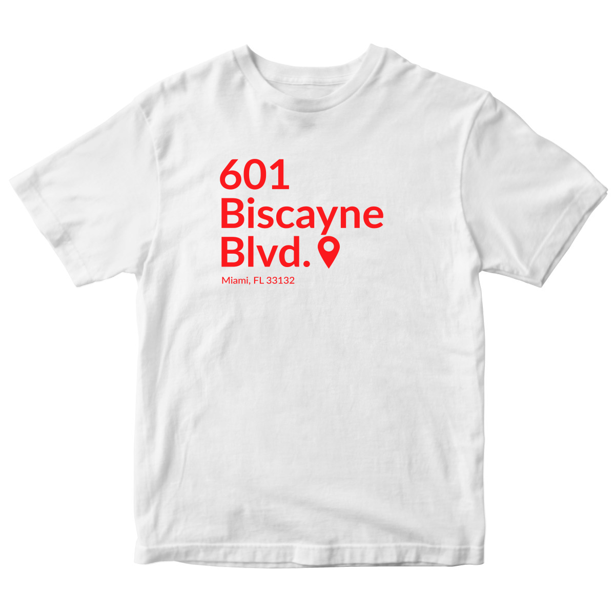 Miami Basketball Stadium Kids T-shirt