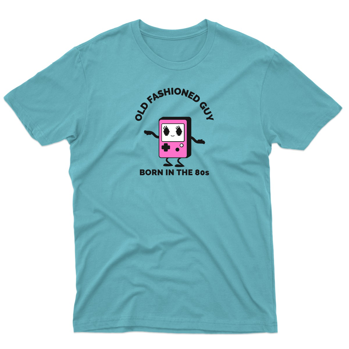 Old Fashioned Guy Men's T-shirt | Turquoise
