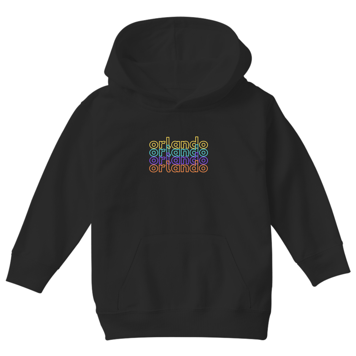 Orlando Kids Hoodie | Black