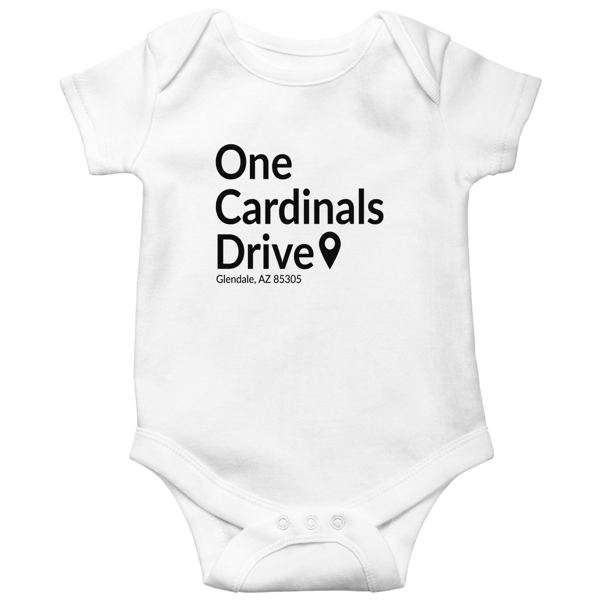 Arizona Football Stadium Baby Bodysuits | White