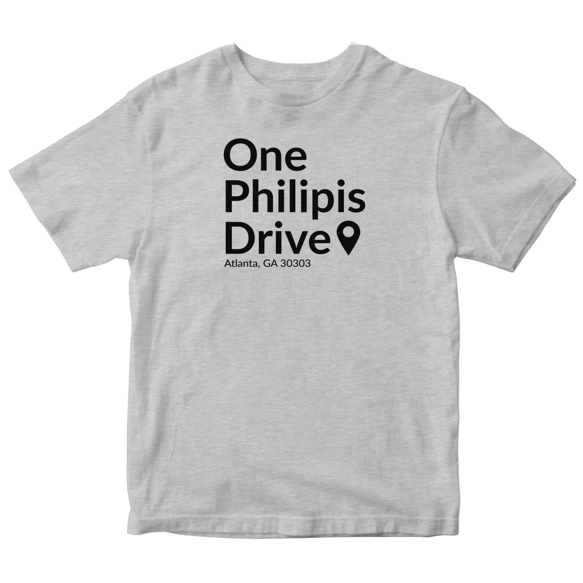 Atlanta Basketball Stadium Toddler T-shirt | Gray