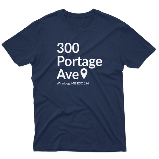 Winnipeg Hockey Stadium Men's T-shirt | Navy