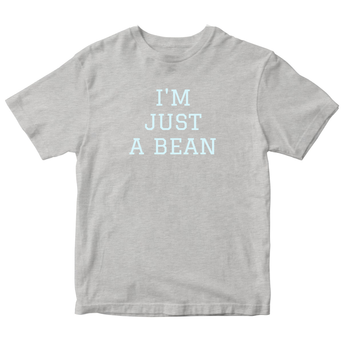 I'm Just A Bean Kids T-shirt | Gray