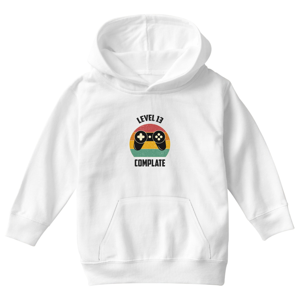 LEVEL 13 Kids Hoodie | White