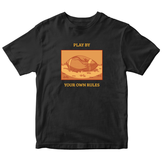 Play By Your Own Rules Kids T-shirt | Black