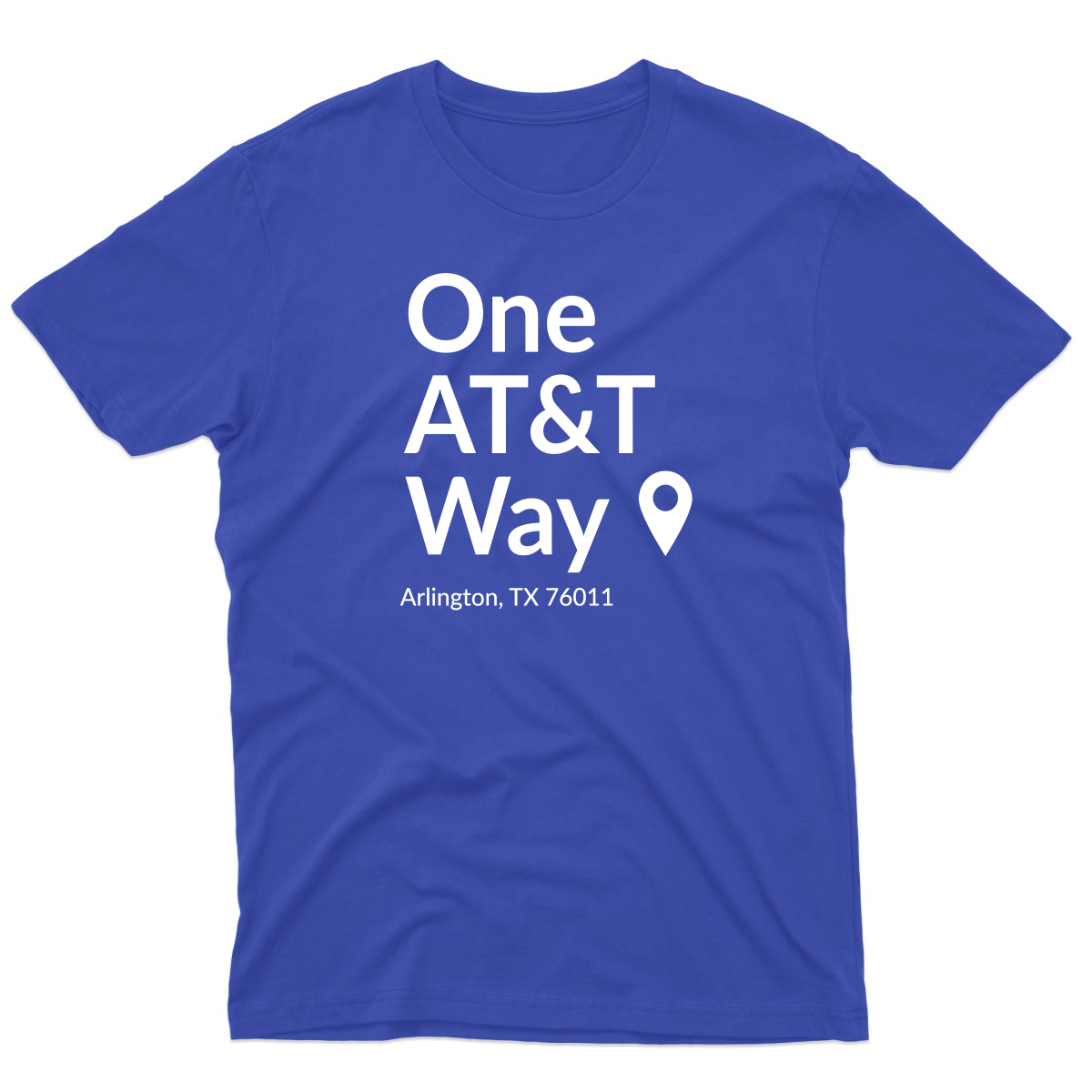 Dallas Football Stadium Men's T-shirt | Blue