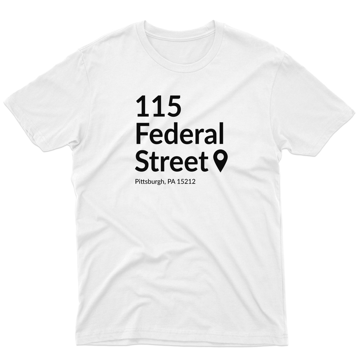 Pittsburgh Baseball Stadium Men's T-shirt | White