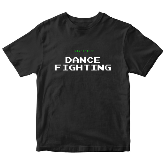 Strengths Dance Fighting Kids T-shirt | Black