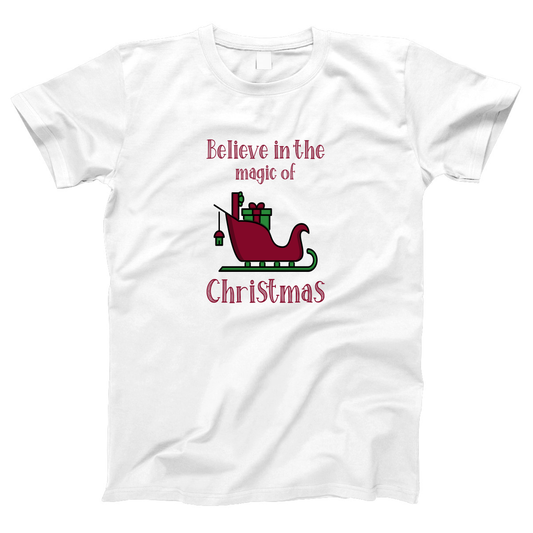 Believe in the Magic of Christmas Women's T-shirt | White