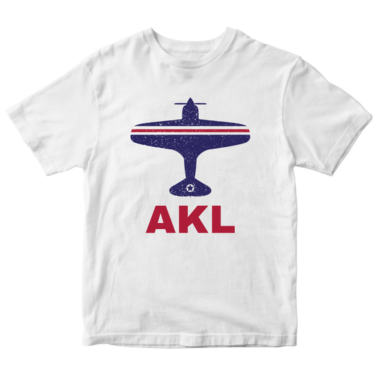 Fly Auckland AKL Airport Kids T-shirt