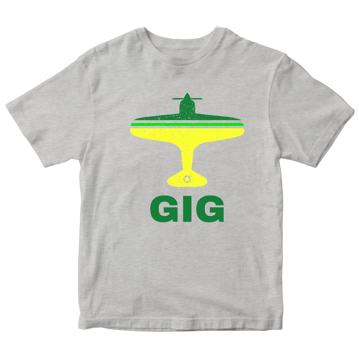 Fly Rio de Janerio GIG Airport Kids T-shirt | Gray