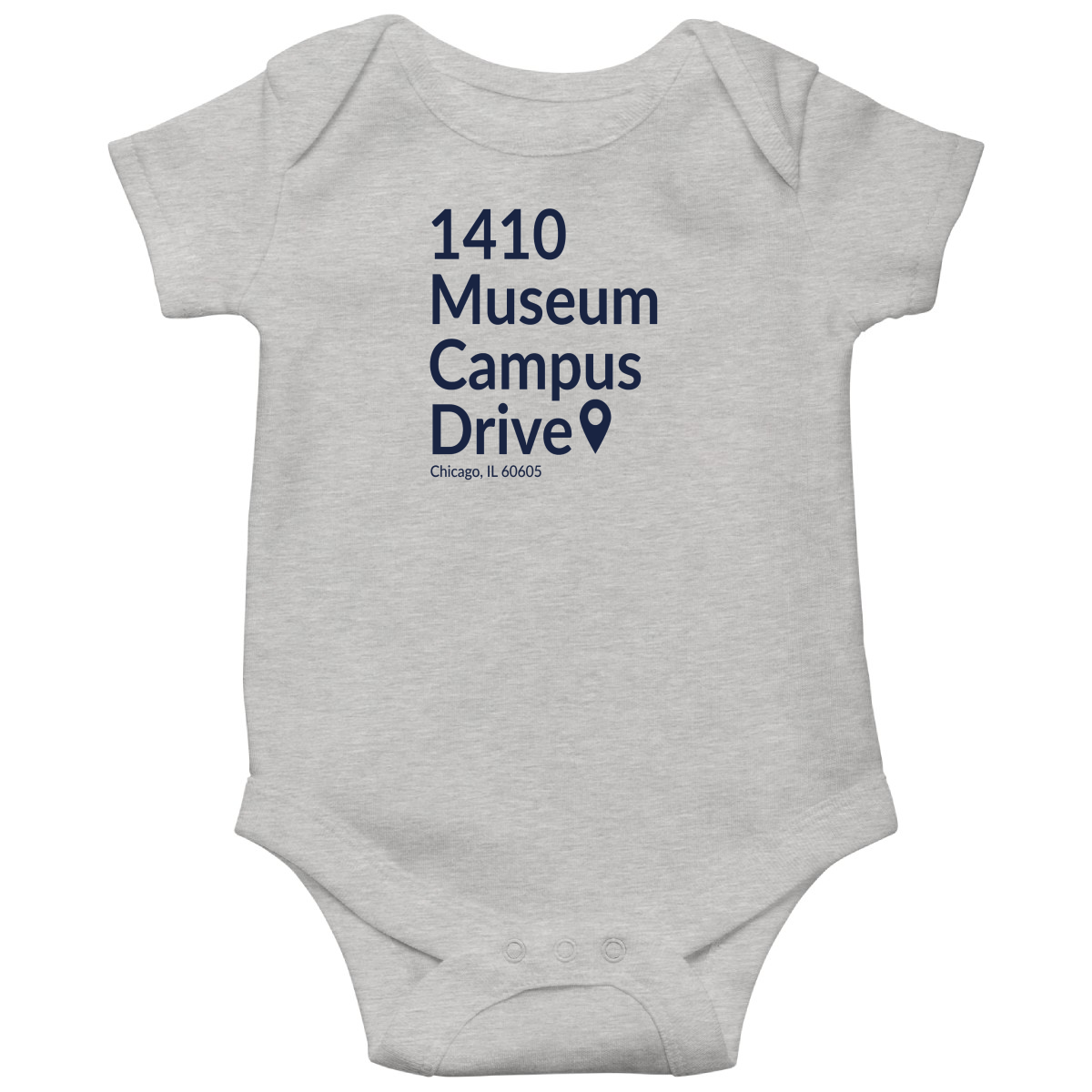 Chicago Football Stadium Baby Bodysuits