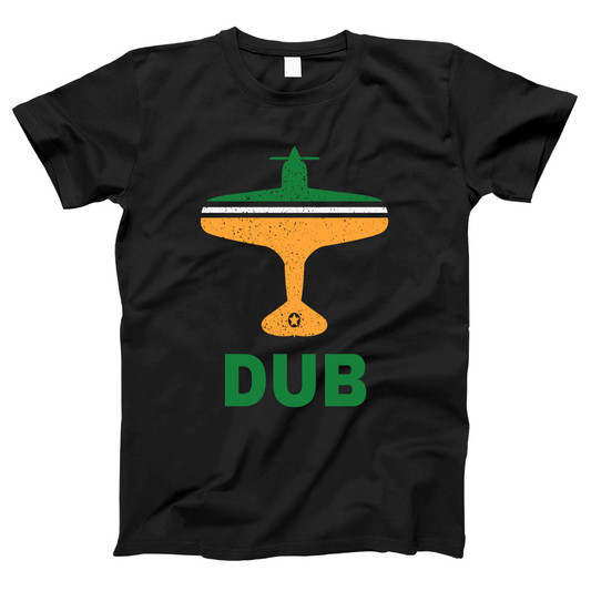 Fly Dublin DUB Airport Women's T-shirt | Black