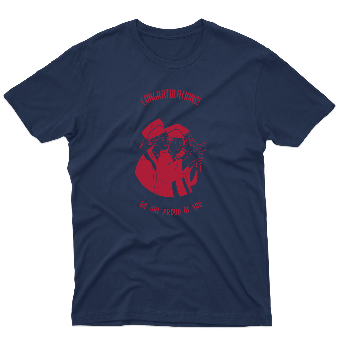 Happy Graduation Day Men's T-shirt | Navy