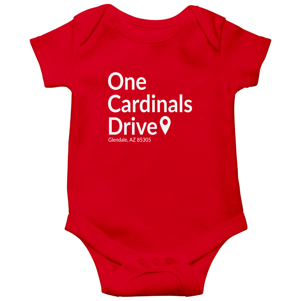 Arizona Football Stadium Baby Bodysuits | Red