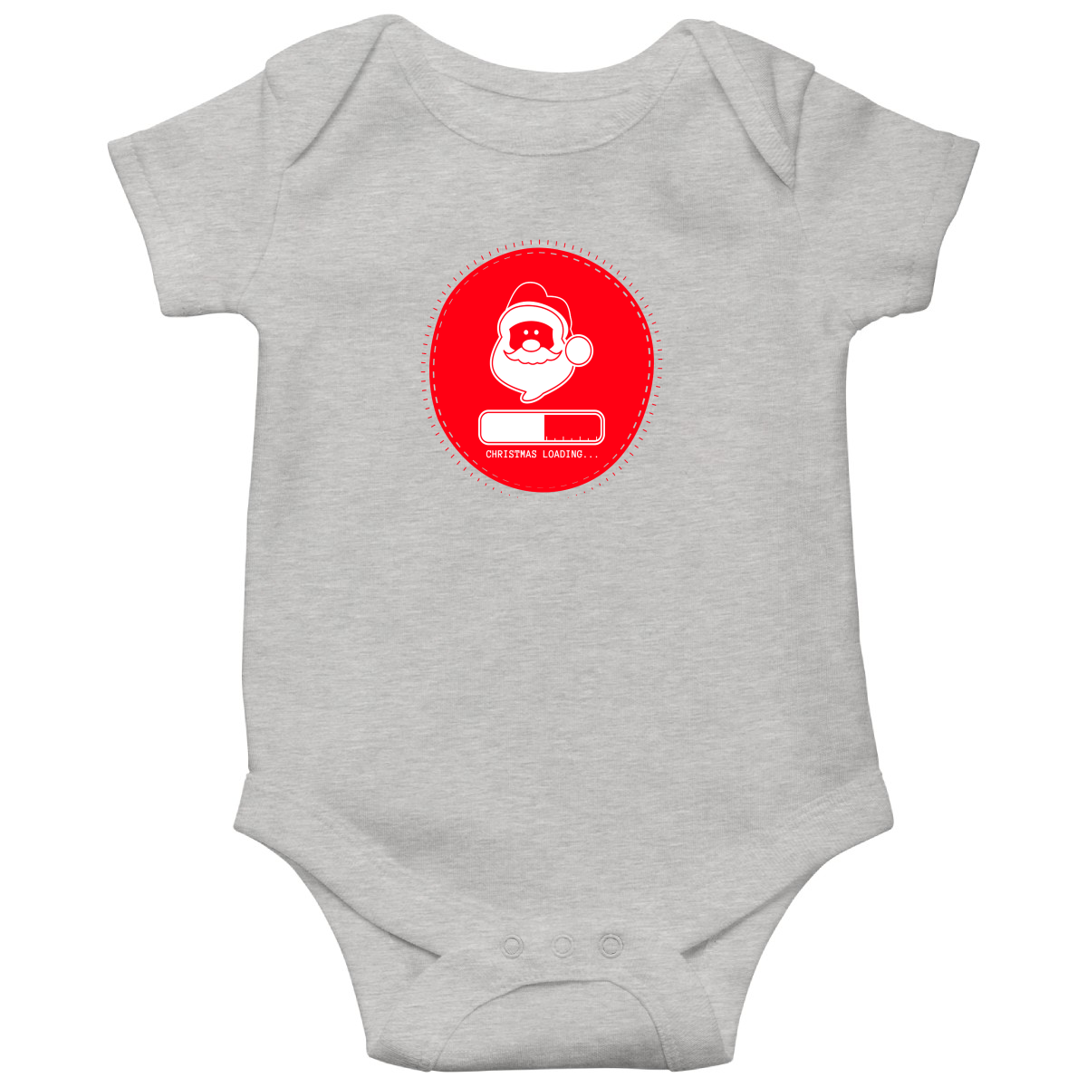 Christmas Loading Baby Bodysuits