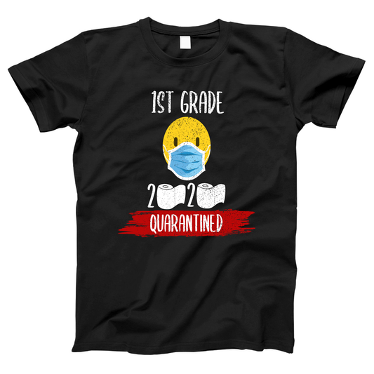 1st Grader Quarantined Women's T-shirt | Black