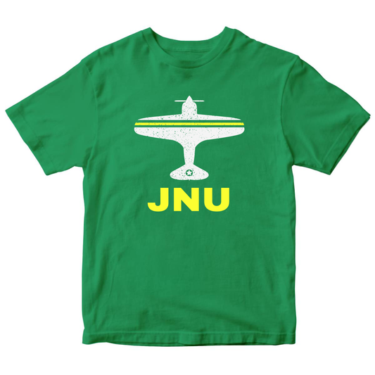Fly Juneau JNU Airport Kids T-shirt | Green