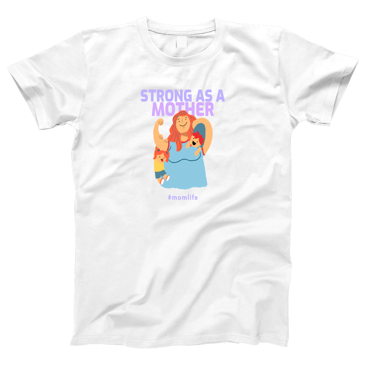 Strong as a Mother Women's T-shirt | White