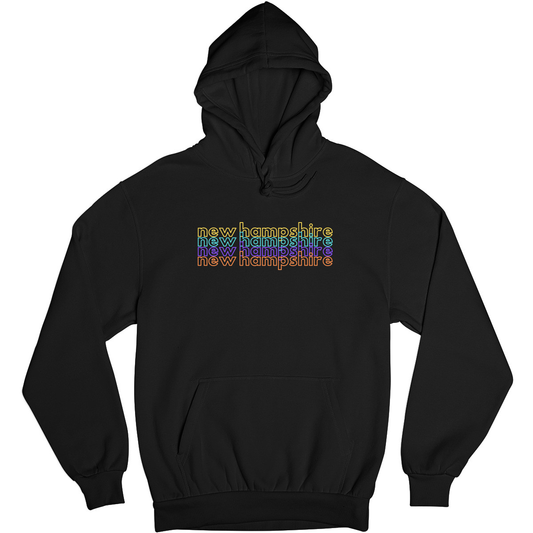 New Hampshire Unisex Hoodie | Black