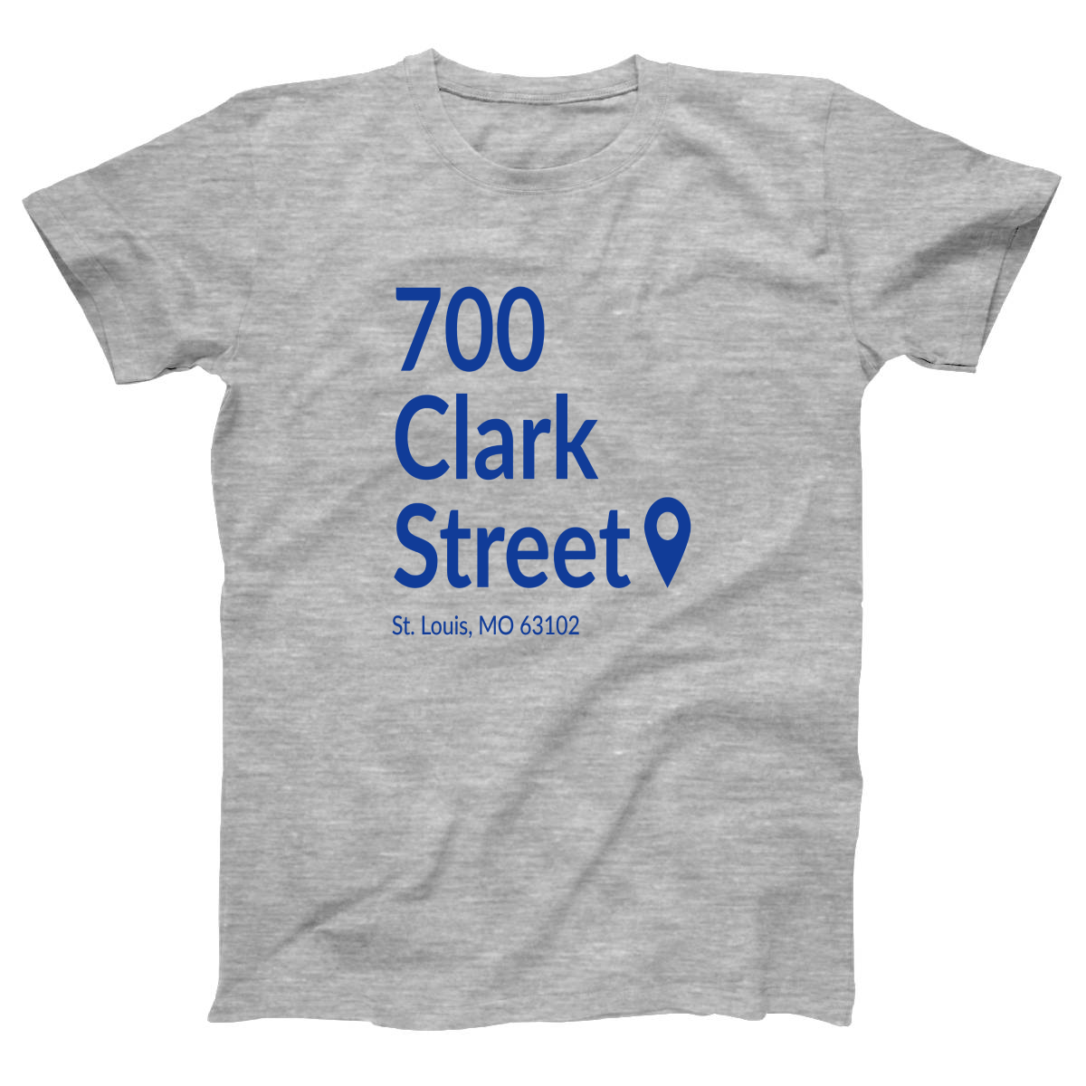 St. Louis Baseball Stadium Women's T-shirt | Gray
