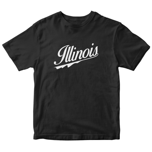 Illinois Kids T-shirt | Black