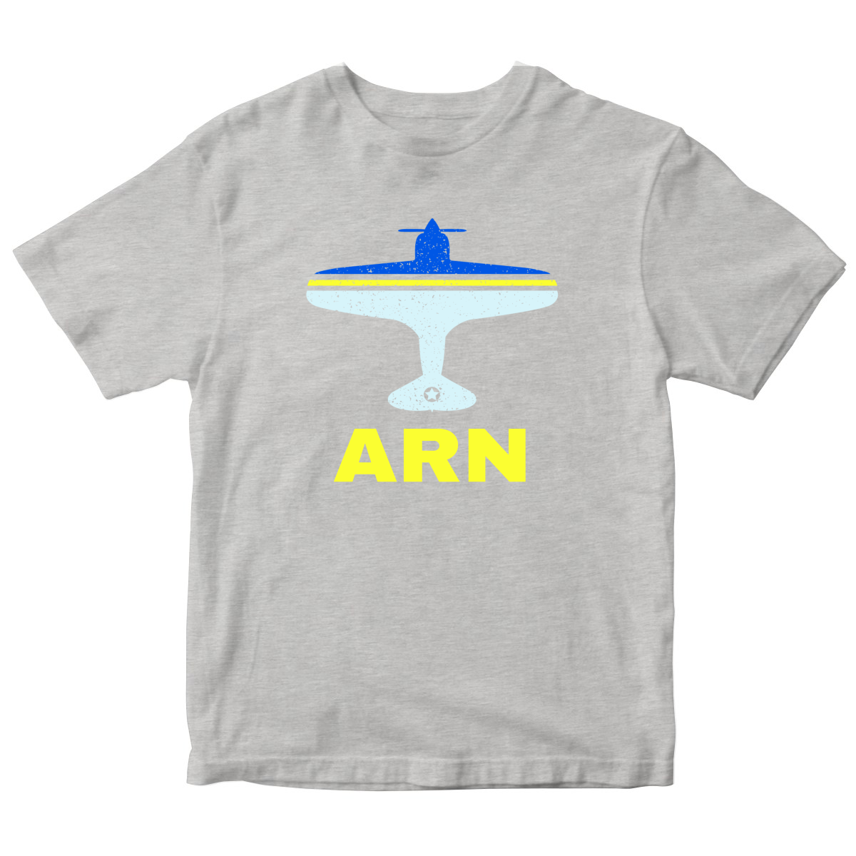 Fly Stockholm ARN Airport Kids T-shirt | Gray