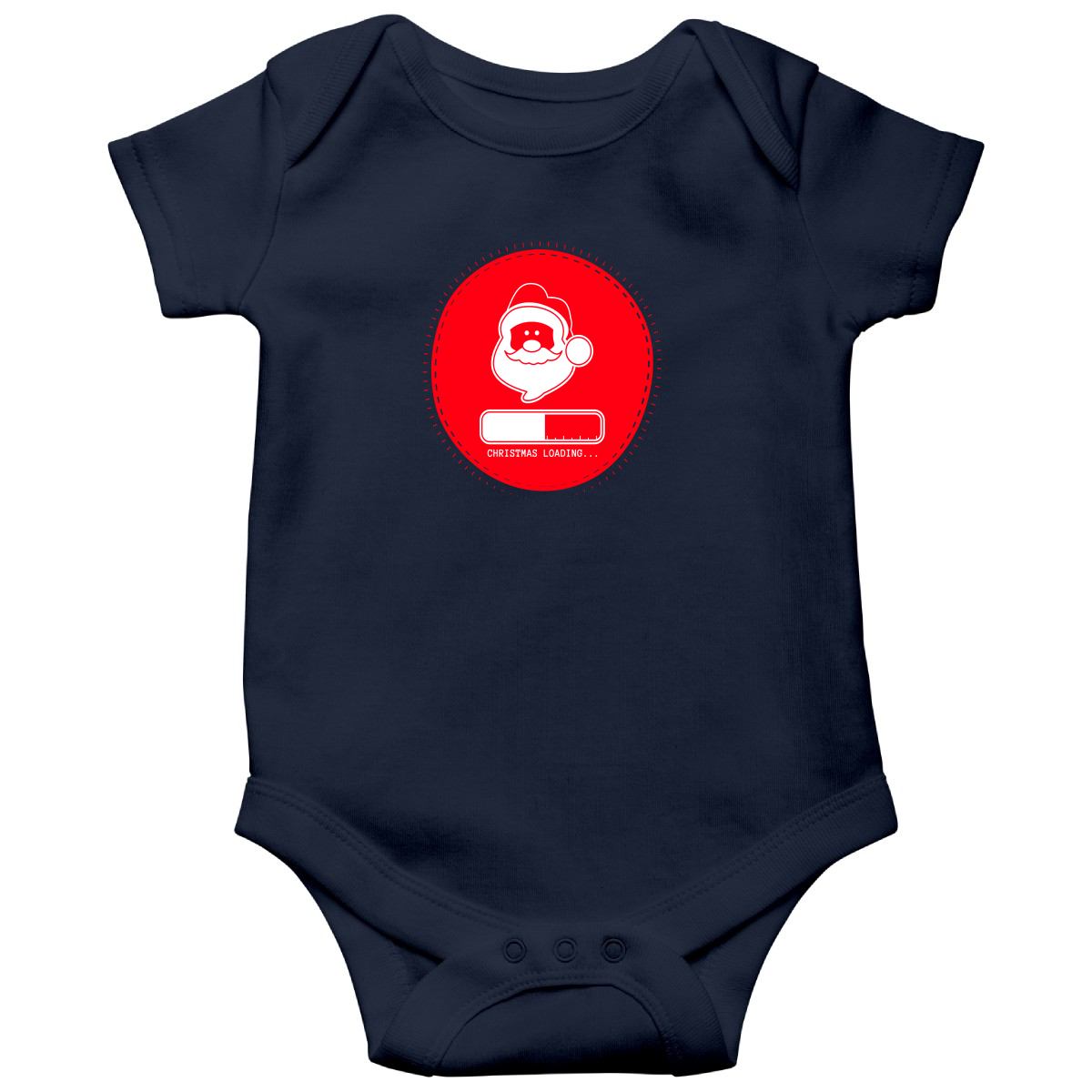 Christmas Loading Baby Bodysuits