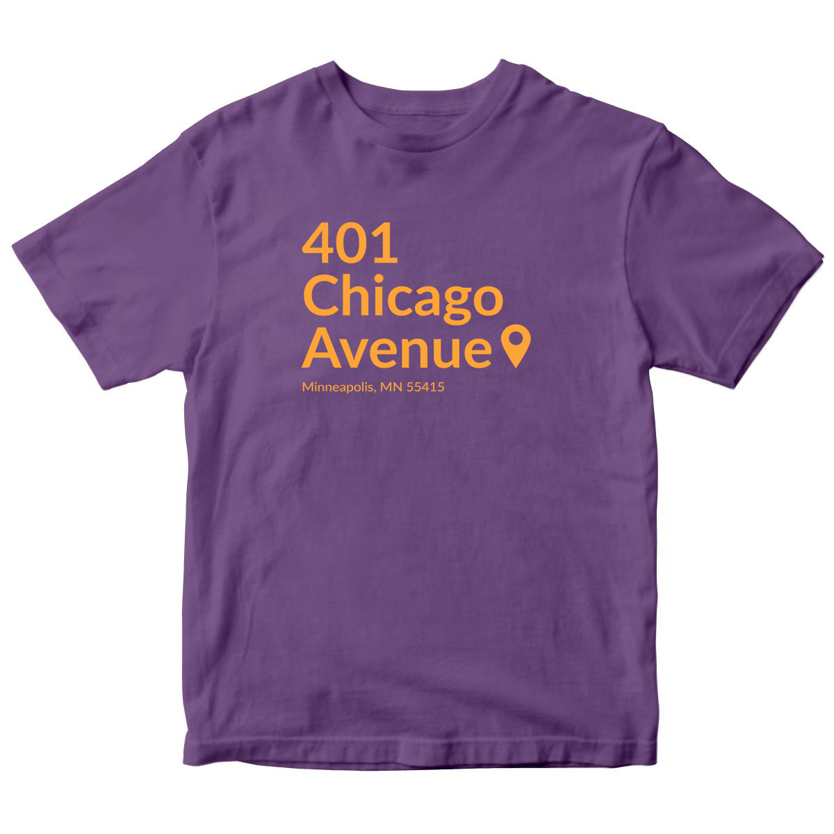 Minnesota Football Stadium Kids T-shirt | Purple