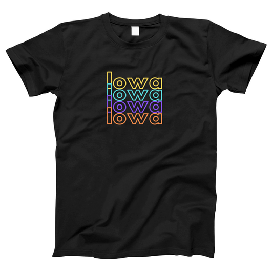 Iowa Women's T-shirt | Black
