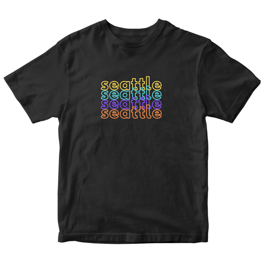 Seattle Kids T-shirt | Black