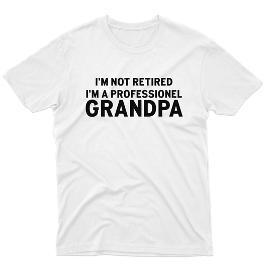 I'm A Professional Grandpa Men's T-shirt | White