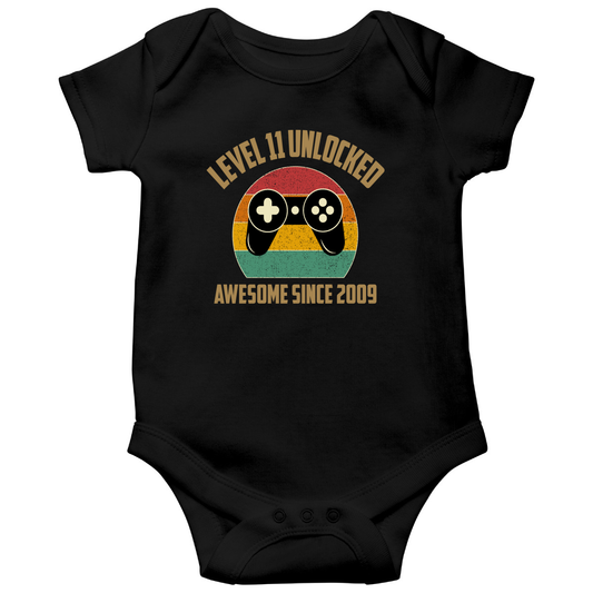 LEVEL 11 UNLOCKED Baby Bodysuits