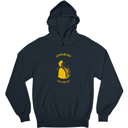 Congrats You Did It! Unisex Hoodie | Navy