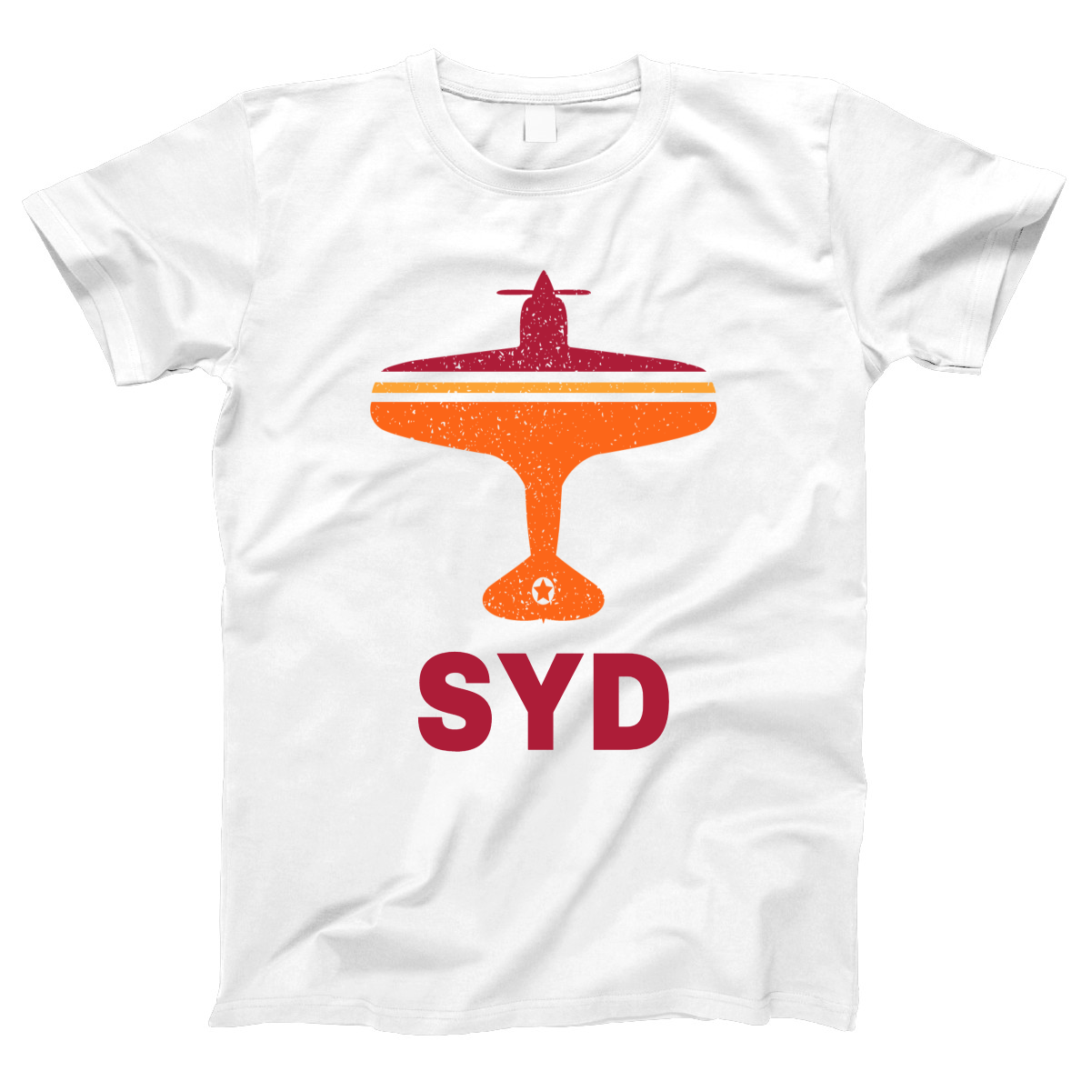 Fly Sydney SYD Airport Women's T-shirt | White
