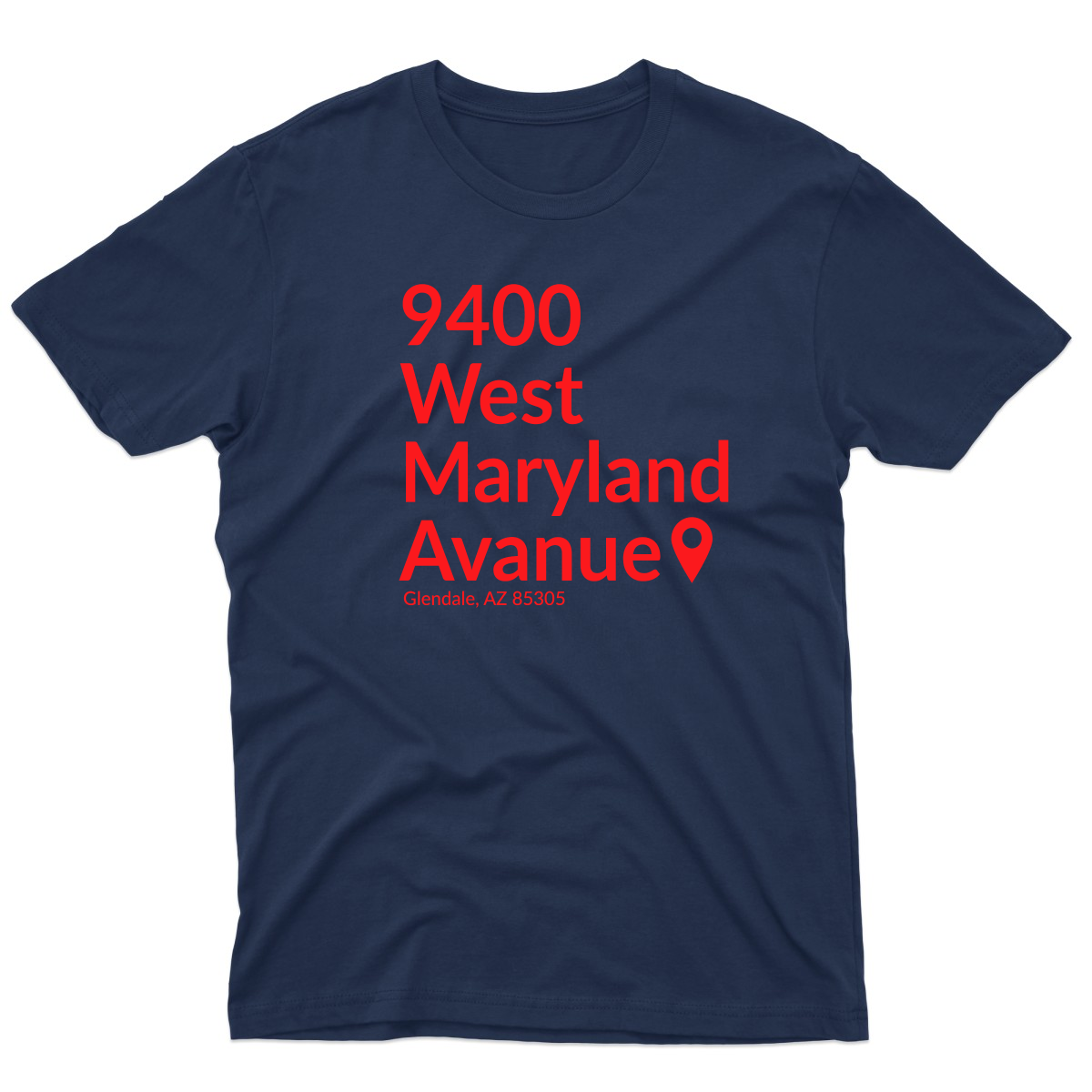 Arizona Hockey Stadium Men's T-shirt | Navy