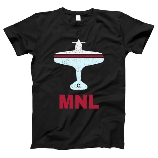 Fly Manila MNL Airport Women's T-shirt | Black