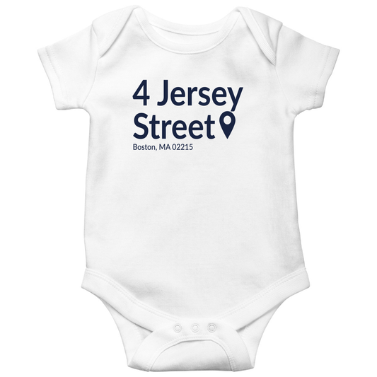 Boston Baseball Stadium Baby Bodysuits
