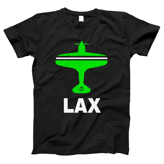 Fly Los Angeles LAX Airport Women's T-shirt | Black