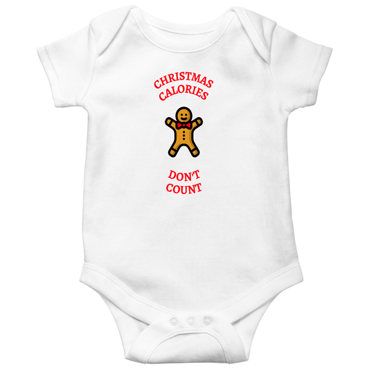 Christmas Calories Don't Count Baby Bodysuits