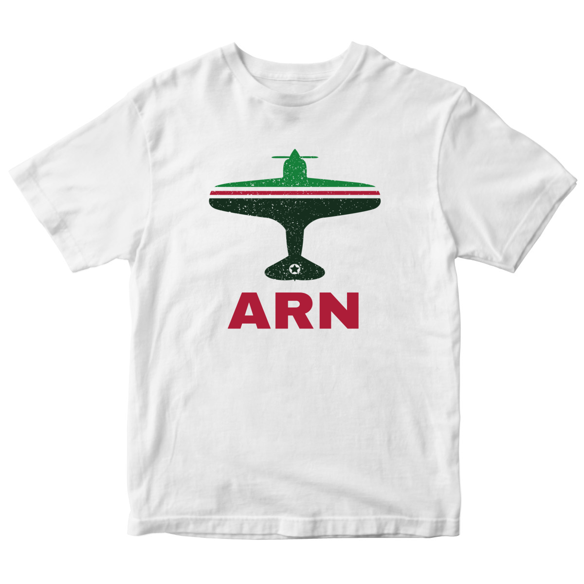 Fly Stockholm ARN Airport Kids T-shirt | White
