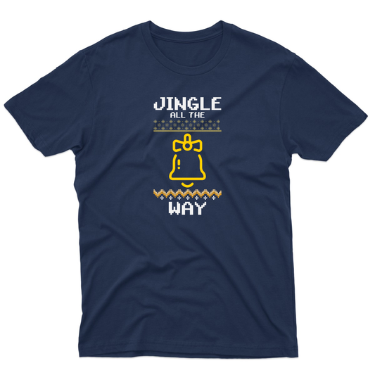 Jingle All the Way! Men's T-shirt | Navy