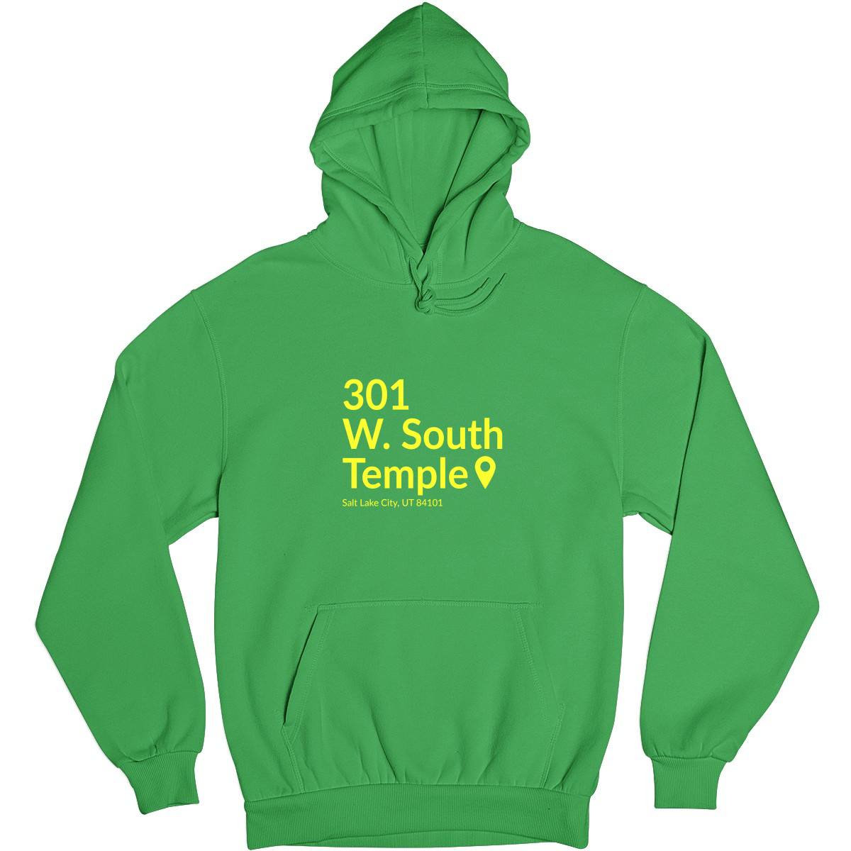 Utah Basketball Stadium Unisex Hoodie | Green