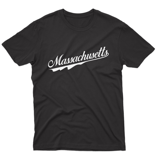 Massachusetts Men's T-shirt | Black