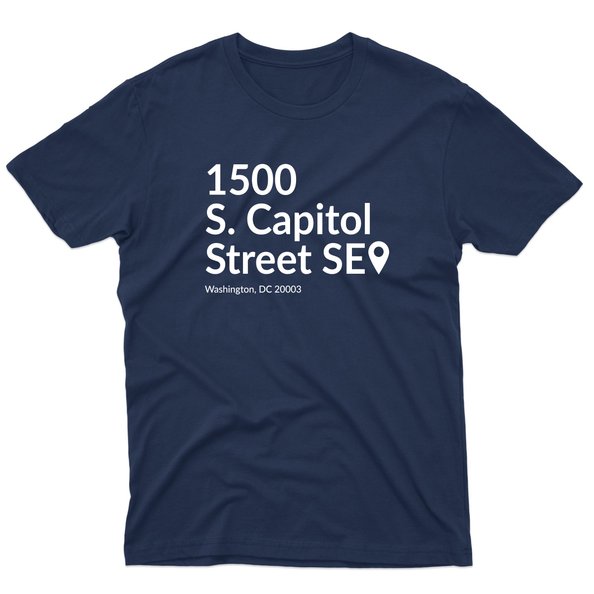 Washington D.C. Baseball Stadium Men's T-shirt | Navy