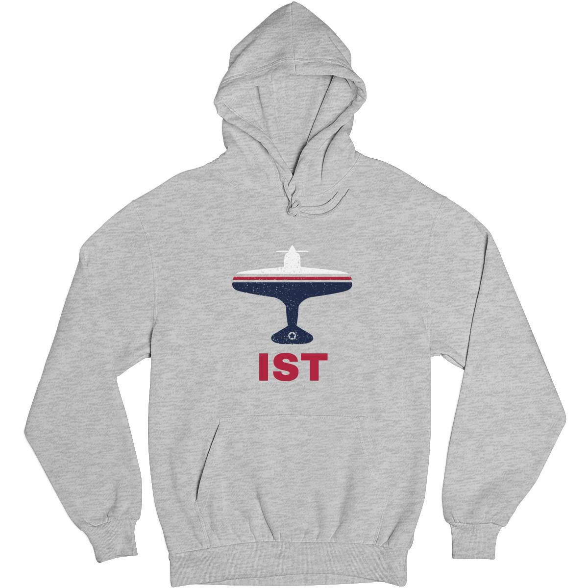 Fly Istanbul IST Airport Unisex Hoodie | Gray